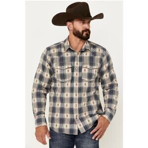 NWT Ariat men’s hiro retro fit button up western print shirt
